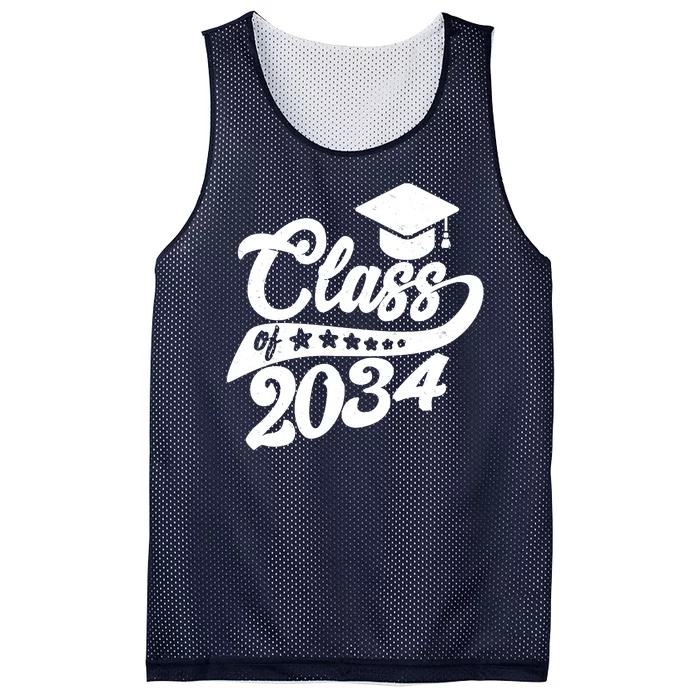 Future Class of 2034 Kindergarten Class Mesh Reversible Basketball Jersey Tank