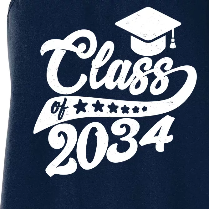 Future Class of 2034 Kindergarten Class Women's Racerback Tank