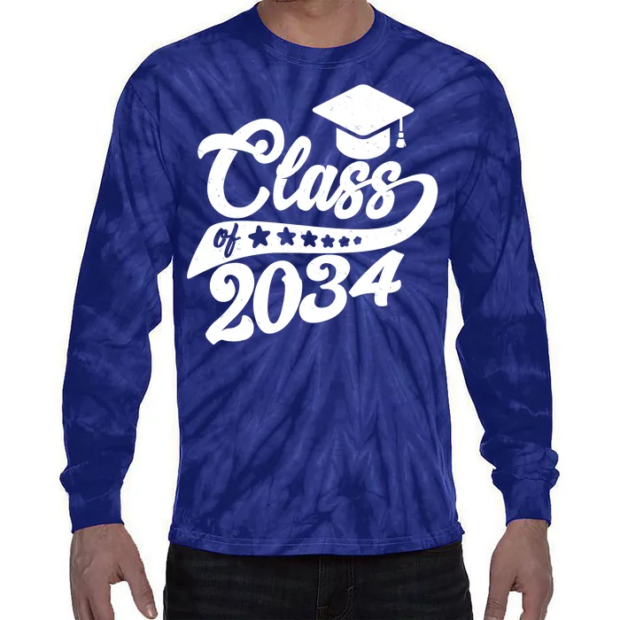 Future Class of 2034 Kindergarten Class Tie-Dye Long Sleeve Shirt