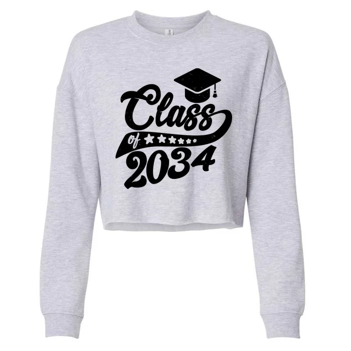 Future Class of 2034 Kindergarten Class Cropped Pullover Crew