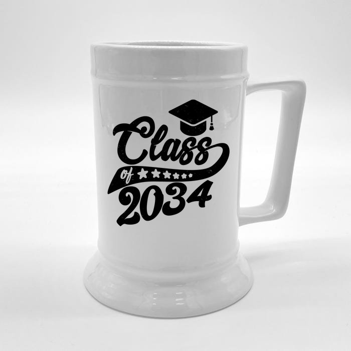 Future Class of 2034 Kindergarten Class Front & Back Beer Stein