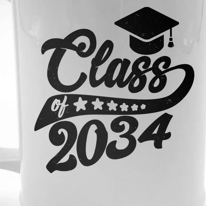 Future Class of 2034 Kindergarten Class Front & Back Beer Stein