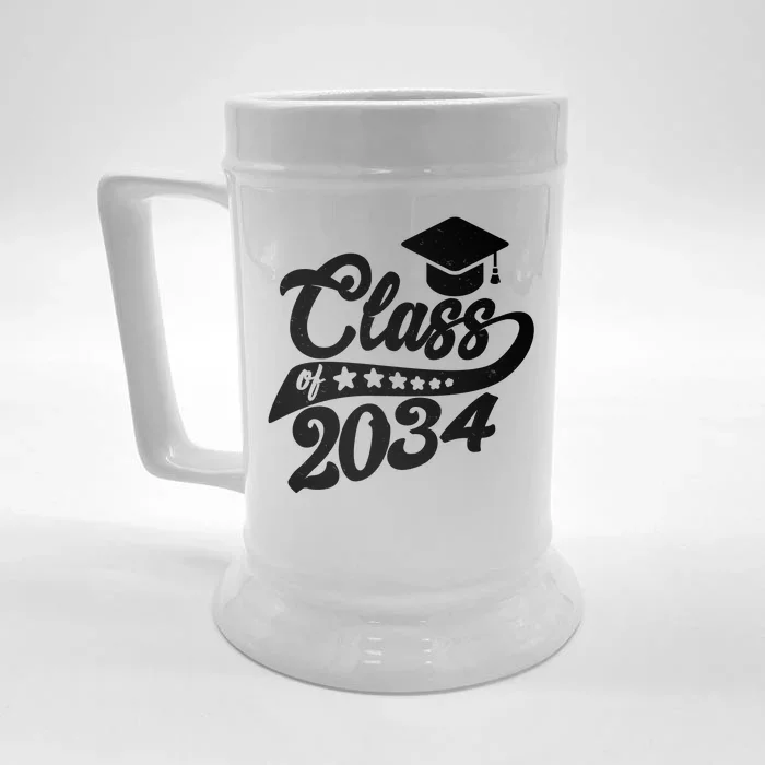 Future Class of 2034 Kindergarten Class Front & Back Beer Stein