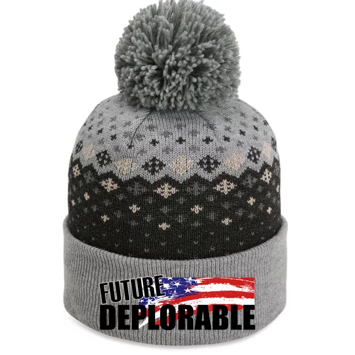 Future Deplorable The Baniff Cuffed Pom Beanie