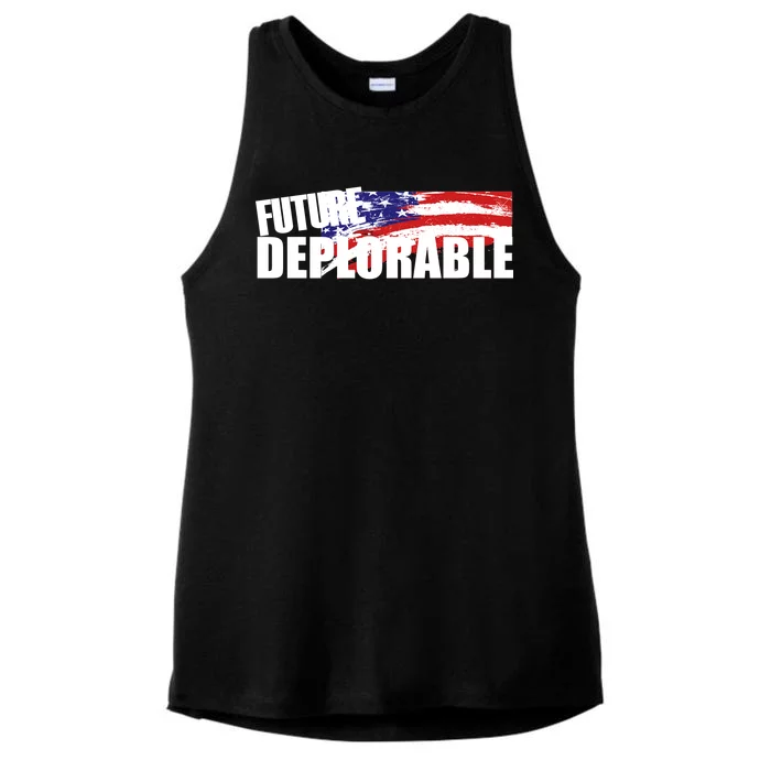 Future Deplorable Ladies Tri-Blend Wicking Tank