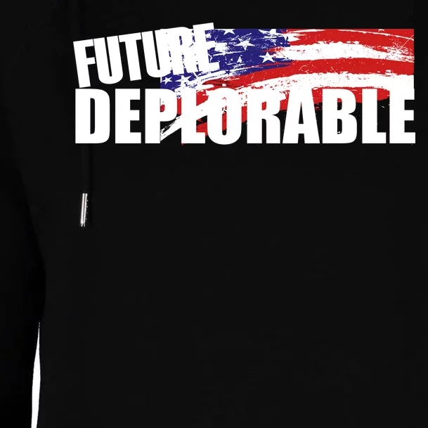 Future Deplorable Womens Funnel Neck Pullover Hood