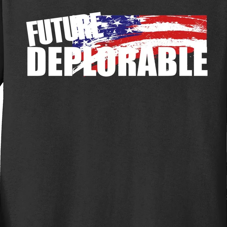 Future Deplorable Kids Long Sleeve Shirt