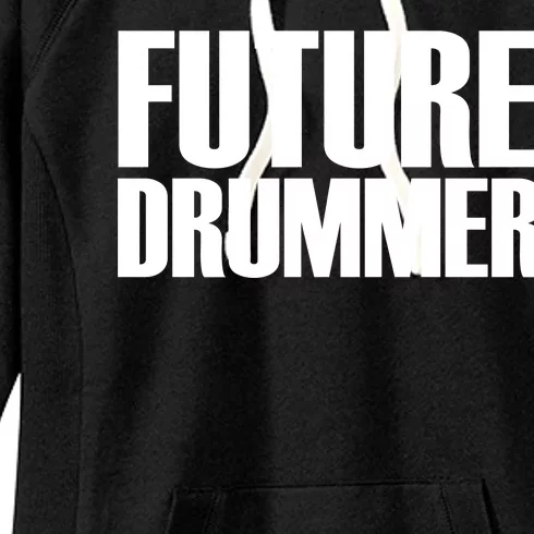 Future Drummer Women's Fleece Hoodie