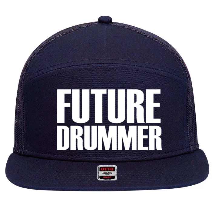 Future Drummer 7 Panel Mesh Trucker Snapback Hat