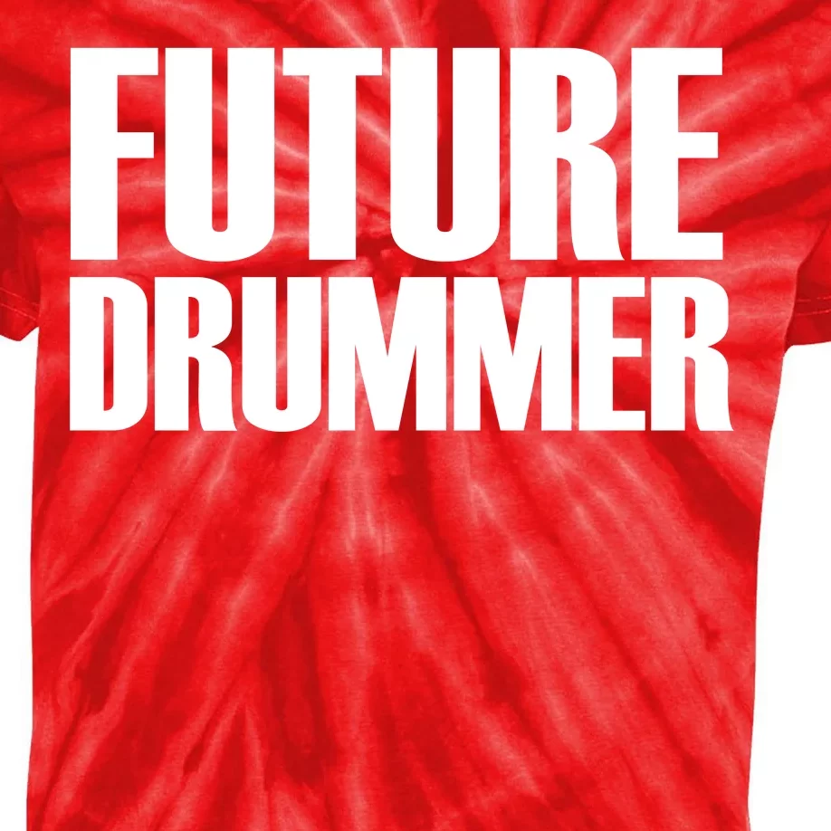 Future Drummer Kids Tie-Dye T-Shirt