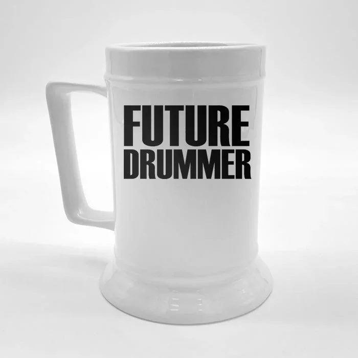 Future Drummer Front & Back Beer Stein