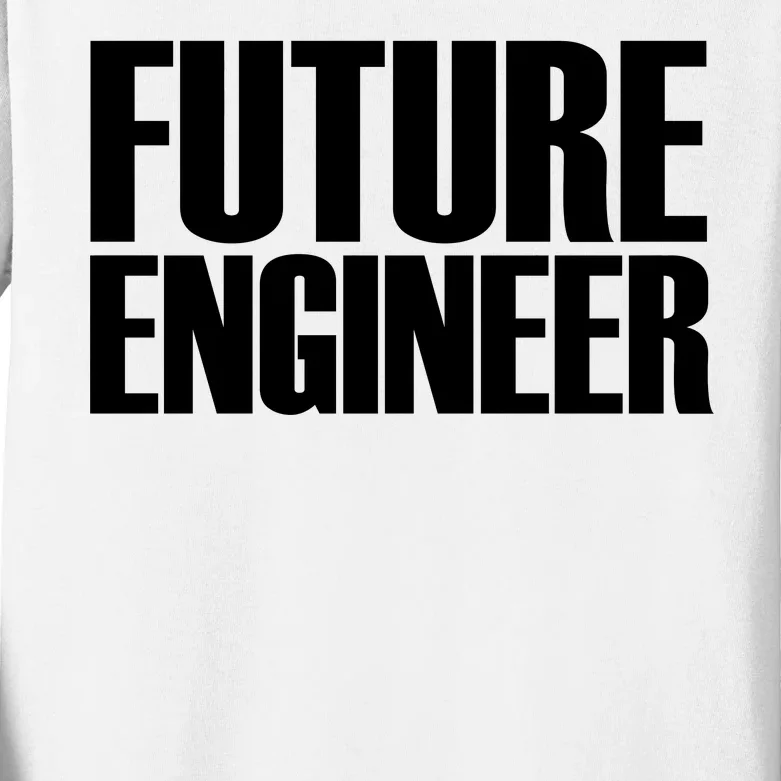 Future Engineer Kids Long Sleeve Shirt