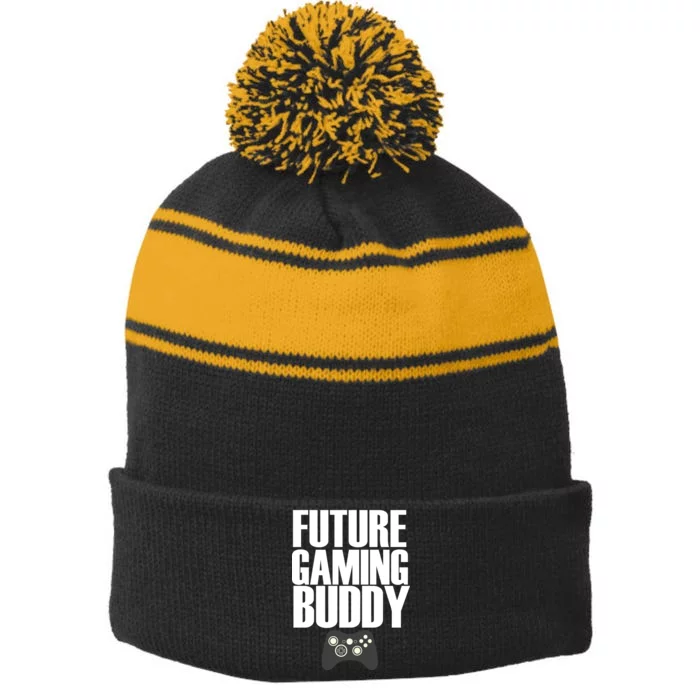 Future Gaming Buddy Stripe Pom Pom Beanie