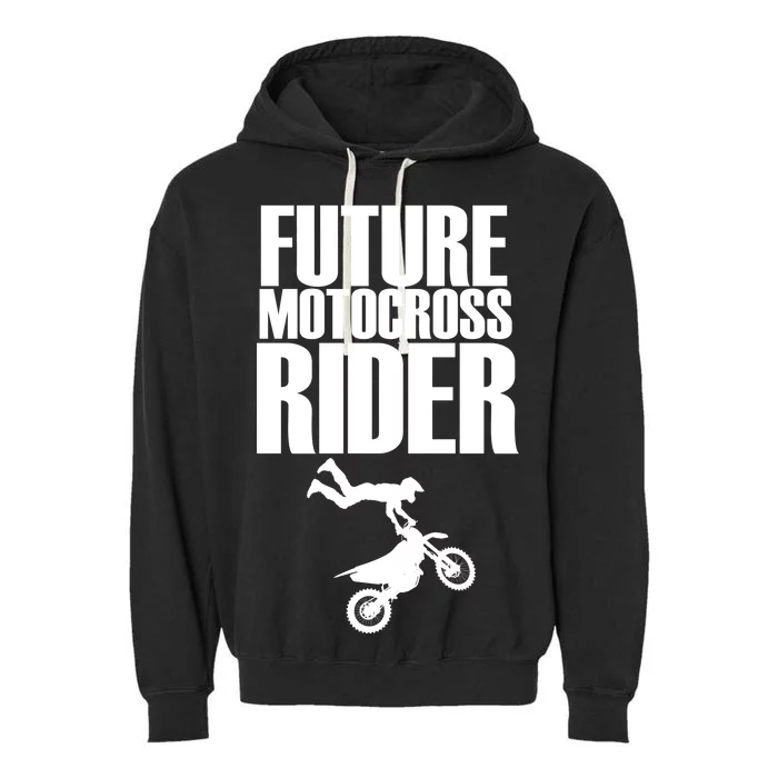 Future Motocross Rider Garment-Dyed Fleece Hoodie