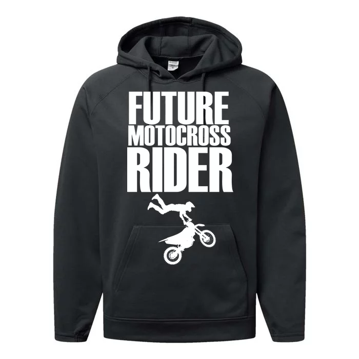 Future Motocross Rider Performance Fleece Hoodie