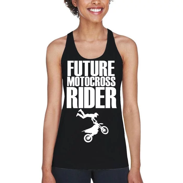 Future Motocross Rider Women's Racerback Tank