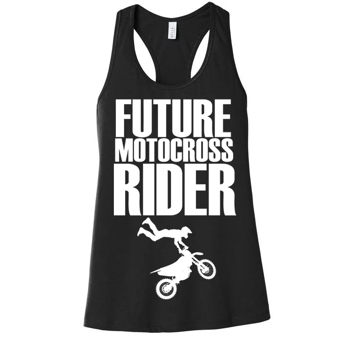 Future Motocross Rider Women's Racerback Tank