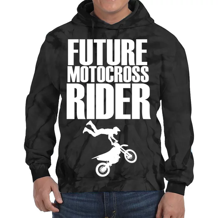 Future Motocross Rider Tie Dye Hoodie