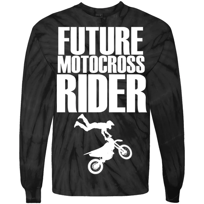 Future Motocross Rider Tie-Dye Long Sleeve Shirt