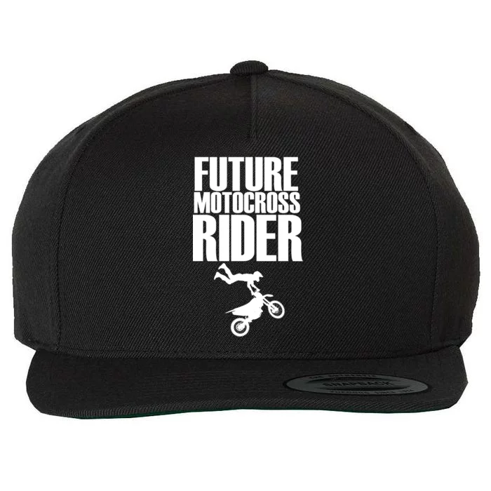 Future Motocross Rider Wool Snapback Cap