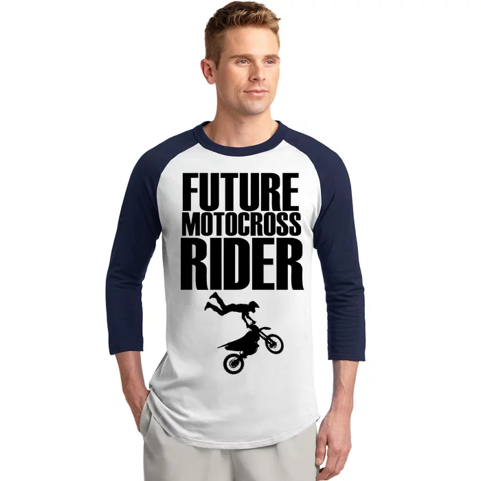 Future Motocross Rider Baseball Sleeve Shirt