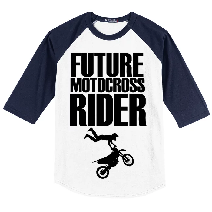 Future Motocross Rider Baseball Sleeve Shirt