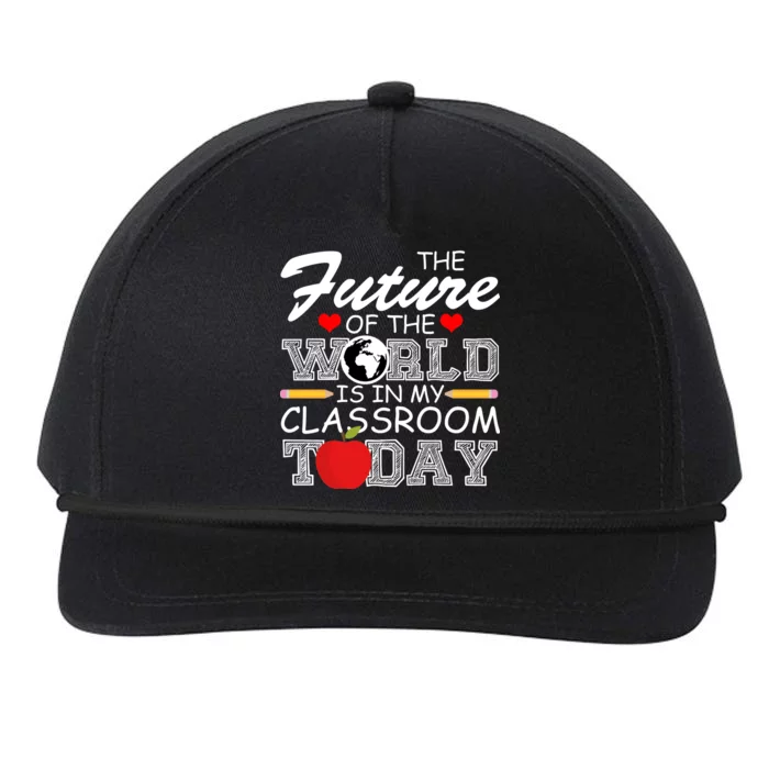 Future Of The World Is In My Classroom Snapback Five-Panel Rope Hat