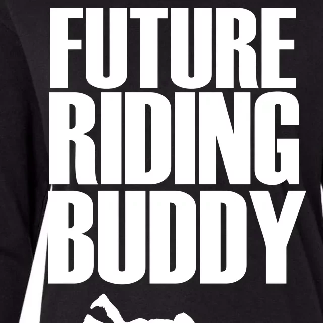 Future Riding Buddy - Motocross Womens Cotton Relaxed Long Sleeve T-Shirt