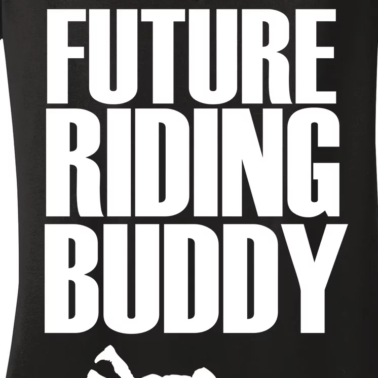 Future Riding Buddy - Motocross Women's V-Neck T-Shirt