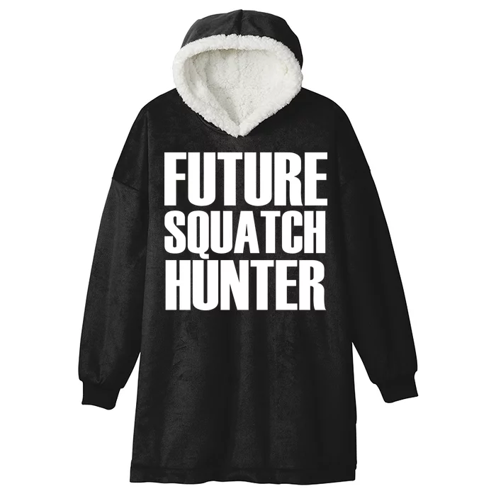 Future Squatch Hunter Hooded Wearable Blanket