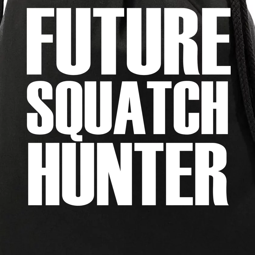 Future Squatch Hunter Drawstring Bag