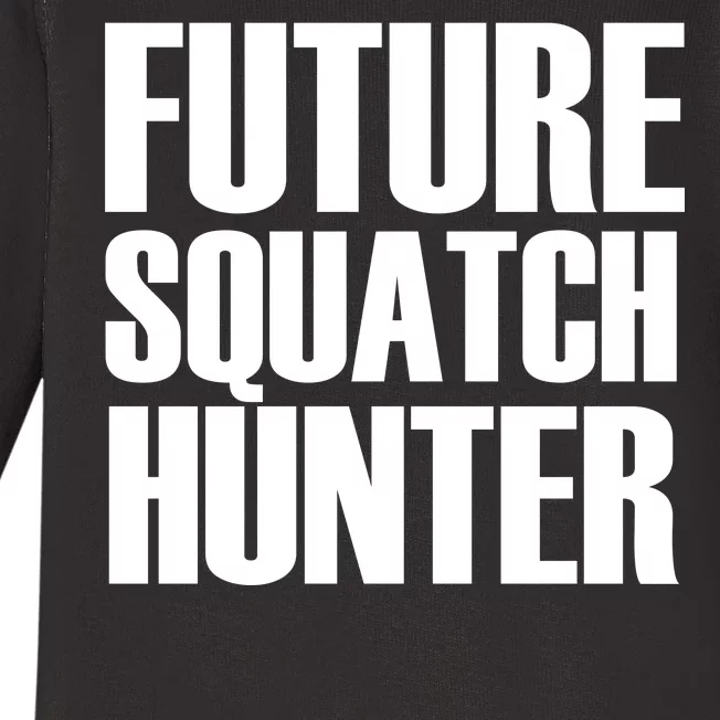 Future Squatch Hunter Baby Long Sleeve Bodysuit