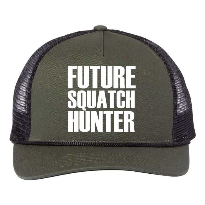 Future Squatch Hunter Retro Rope Trucker Hat Cap