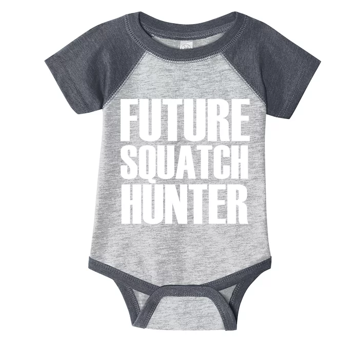 Future Squatch Hunter Infant Baby Jersey Bodysuit