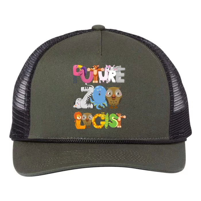 Future Zoologist Retro Rope Trucker Hat Cap