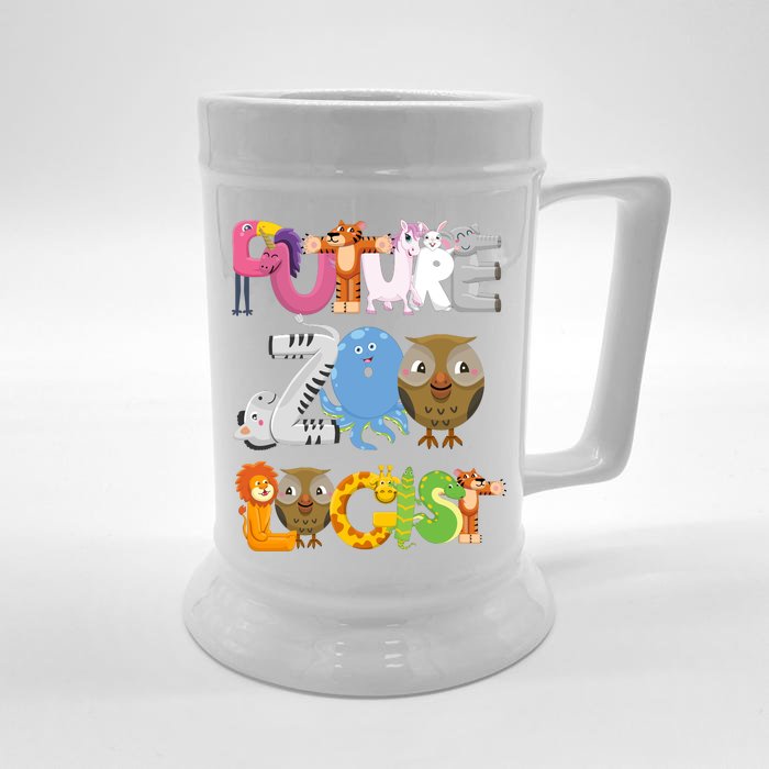 Future Zoologist Front & Back Beer Stein