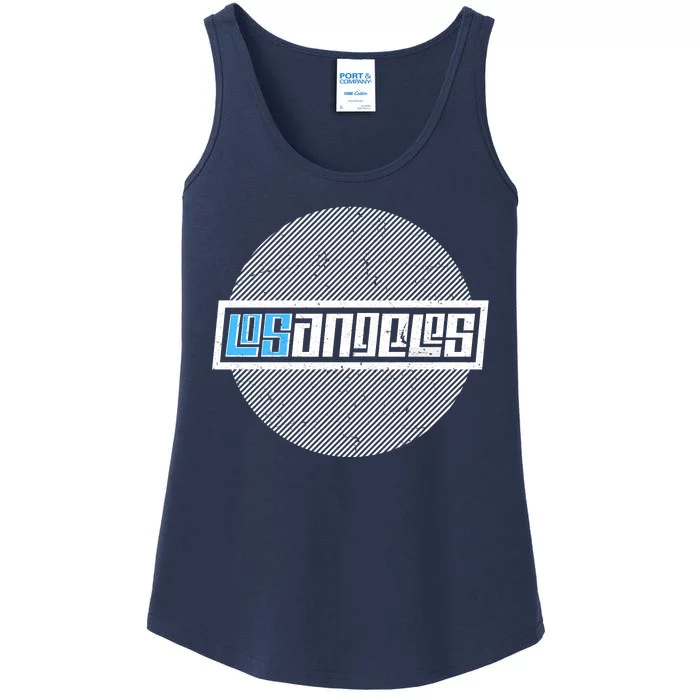 Futuristic Los Angeles Logo Ladies Essential Tank