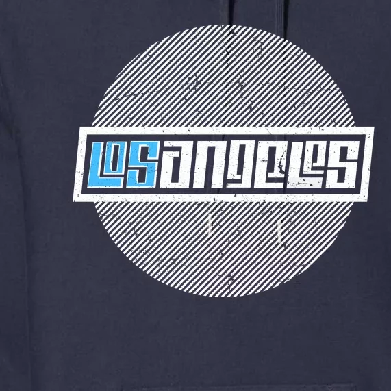 Futuristic Los Angeles Logo Premium Hoodie