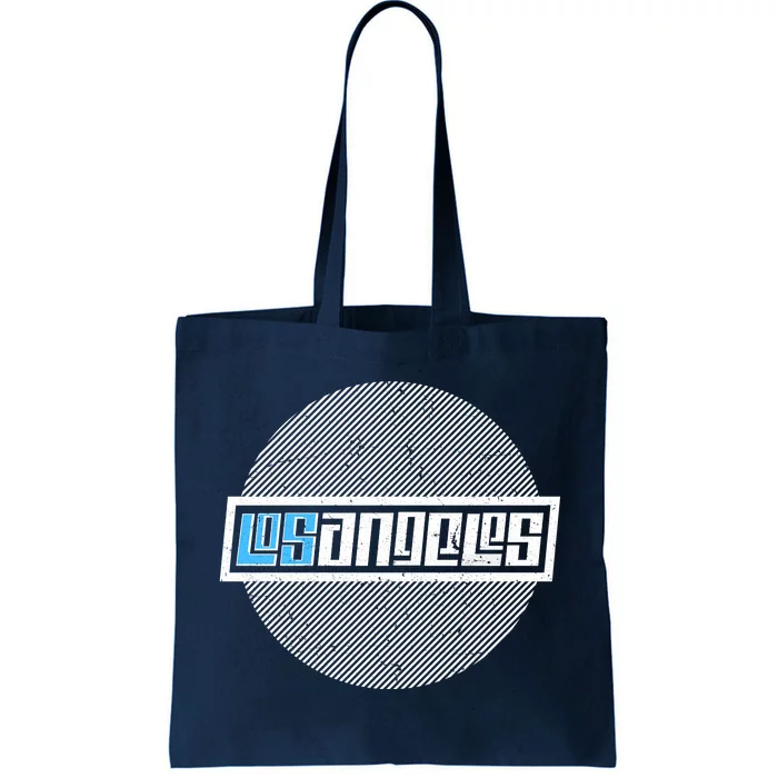 Futuristic Los Angeles Logo Tote Bag