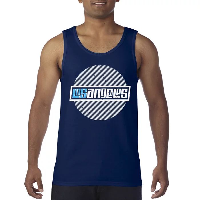 Futuristic Los Angeles Logo Tank Top