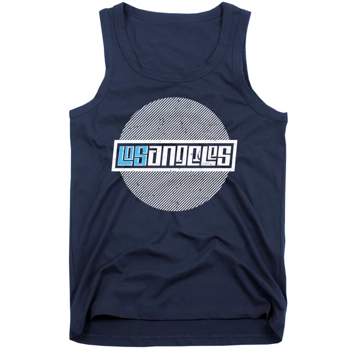 Futuristic Los Angeles Logo Tank Top