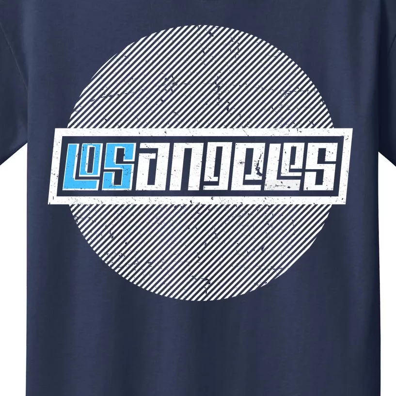 Futuristic Los Angeles Logo Kids T-Shirt