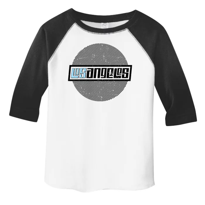 Futuristic Los Angeles Logo Toddler Fine Jersey T-Shirt