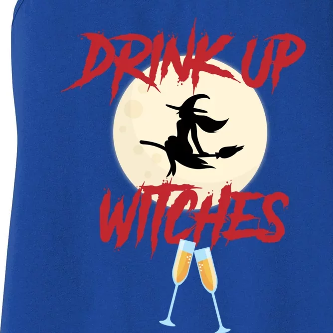 Funny Up Witches Halloween Design Costume Gift Women's Racerback Tank