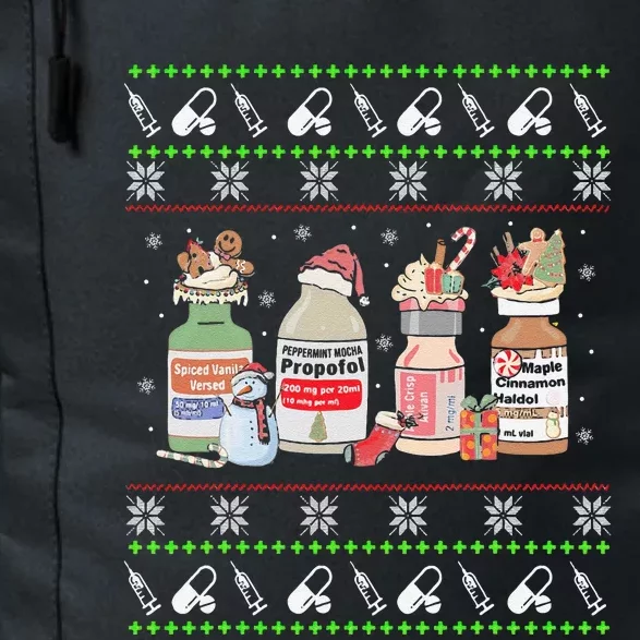 Funny Ugly Xmas Propofol Christmas Nurse Daily Commute Backpack