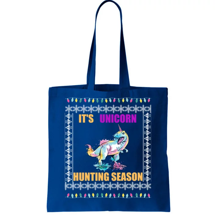 Funny Unicorn Xmas Cute Gift Tote Bag