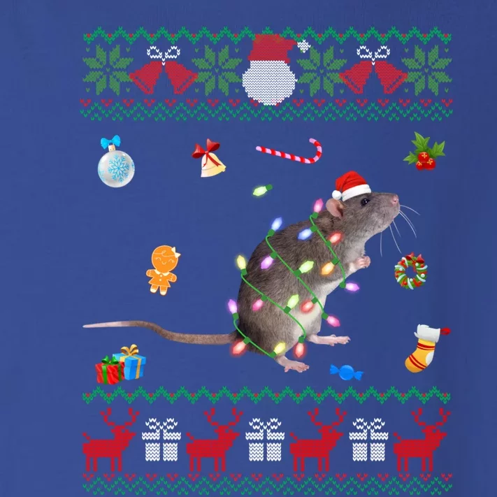 Funny Ugly Xmas Sweater Animals Lights Christmas Rat Gift Toddler Long Sleeve Shirt