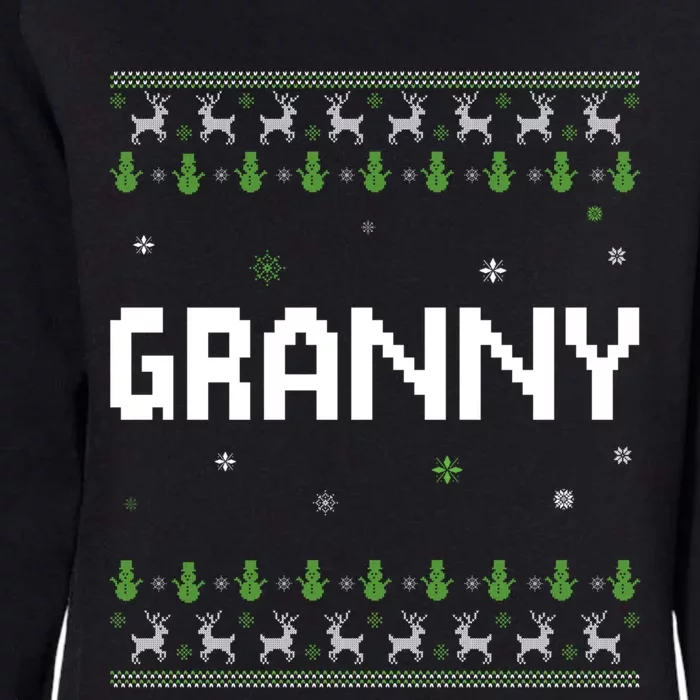 Funny Ugly Xmas Sweater Style Matching Granny Ugly Christmas Gift Womens California Wash Sweatshirt