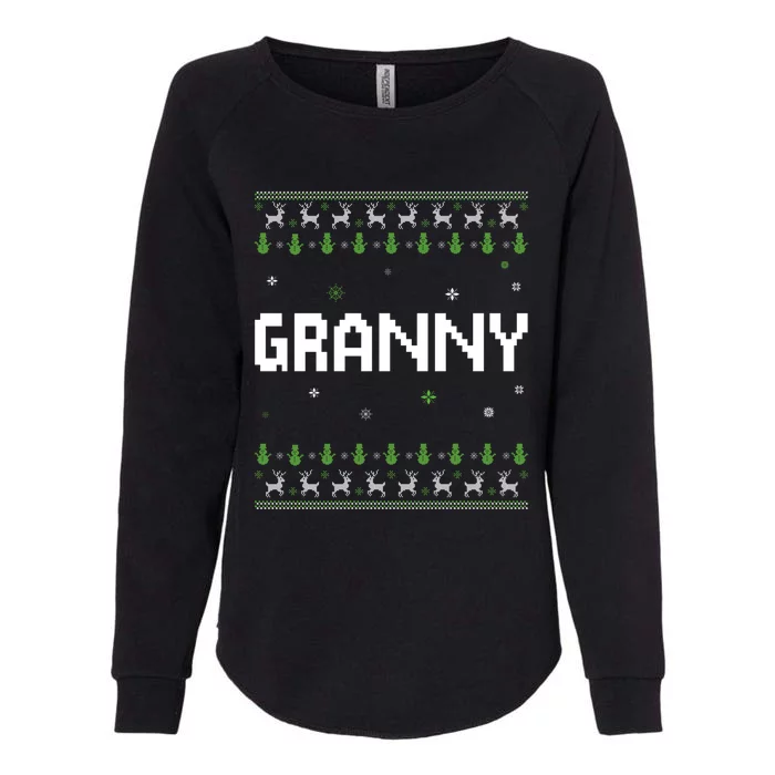 Funny Ugly Xmas Sweater Style Matching Granny Ugly Christmas Gift Womens California Wash Sweatshirt