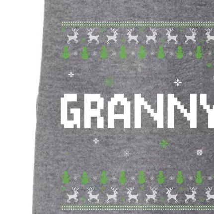 Funny Ugly Xmas Sweater Style Matching Granny Ugly Christmas Gift Doggie 3-End Fleece Hoodie